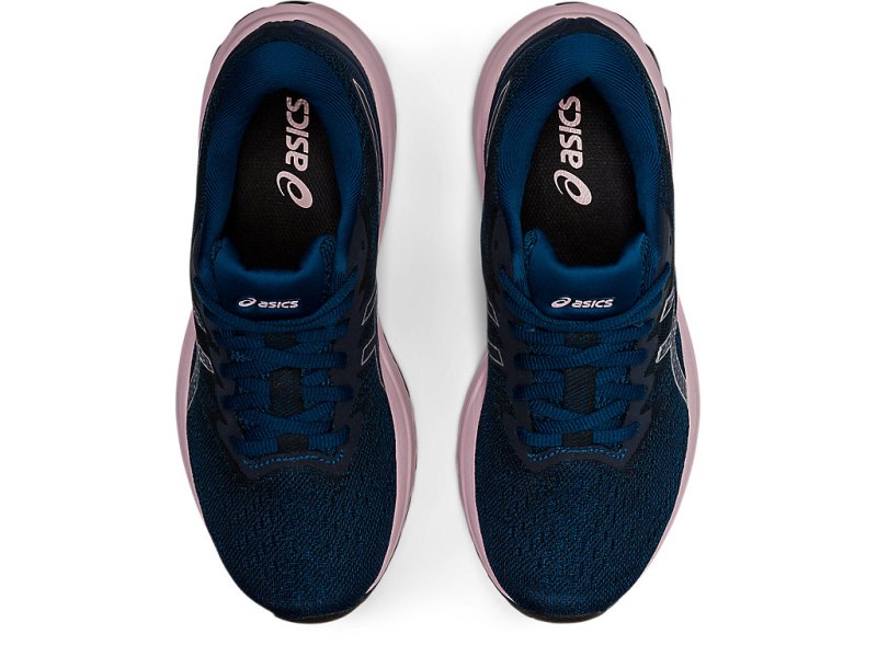 Asics Gt-1000 11 (D) レディース ランニングシューズ 青 ピンク | JP2982-767