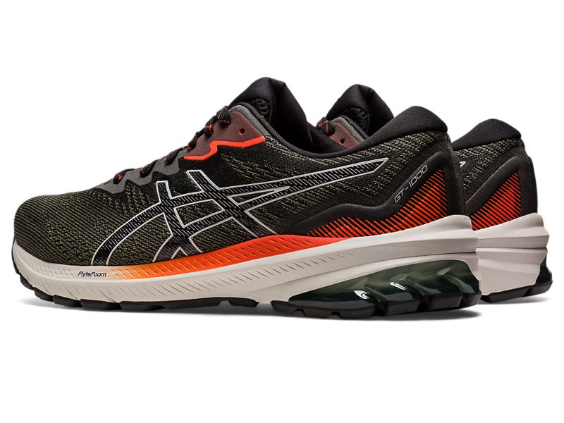 Asics Gt-1000 11 Tr NatuRE Bathing メンズ ランニングシューズ 赤 オリーブ | JP2175-161