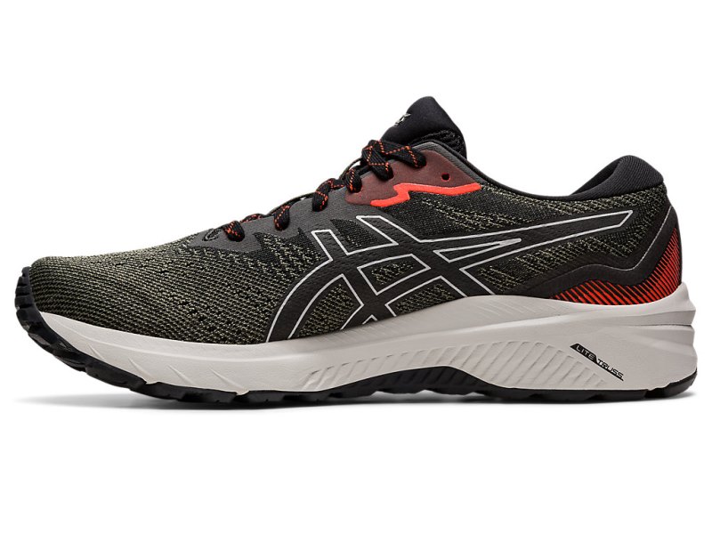 Asics Gt-1000 11 Tr NatuRE Bathing メンズ ランニングシューズ 赤 オリーブ | JP2175-161