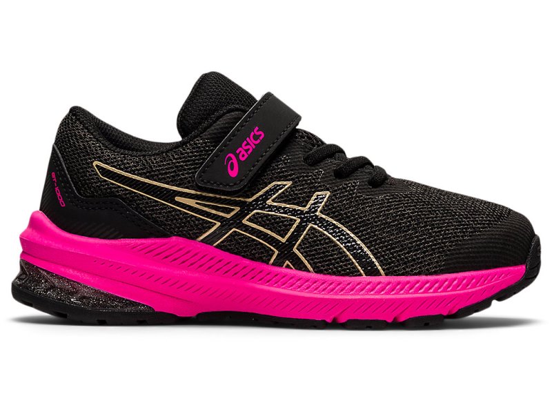 Asics Gt-1000 11 キッズ Sports Shoes 深いグレー 黄色 | JP8406-544
