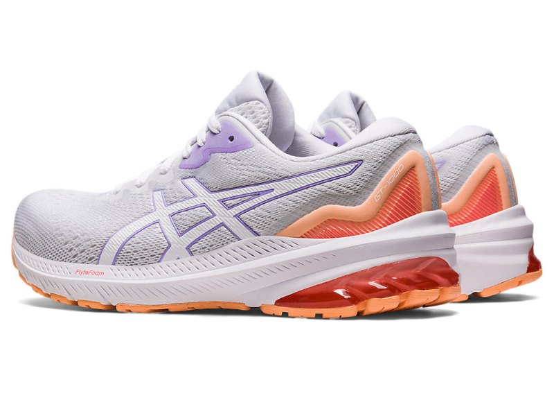 Asics Gt-1000 11 レディース ランニングシューズ 白 紫 | JP5451-256