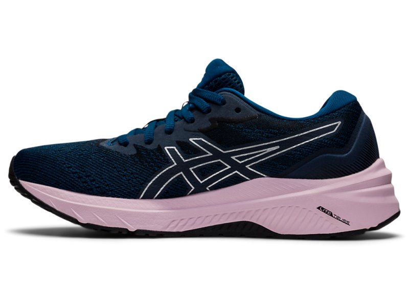 Asics Gt-1000 11 レディース ランニングシューズ 青 ピンク | JP4213-865