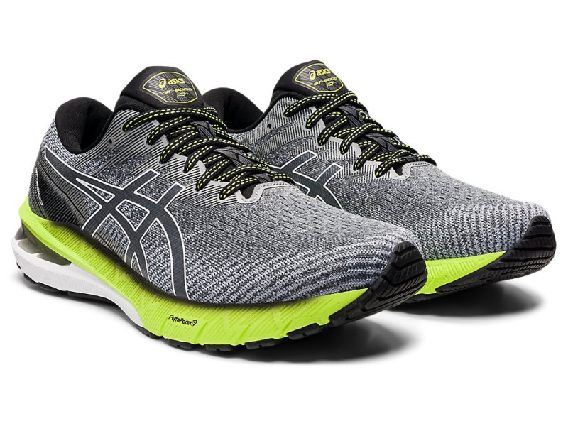 Asics Gt-2000 10 メンズ ランニングシューズ グレー 白 | JP6345-241