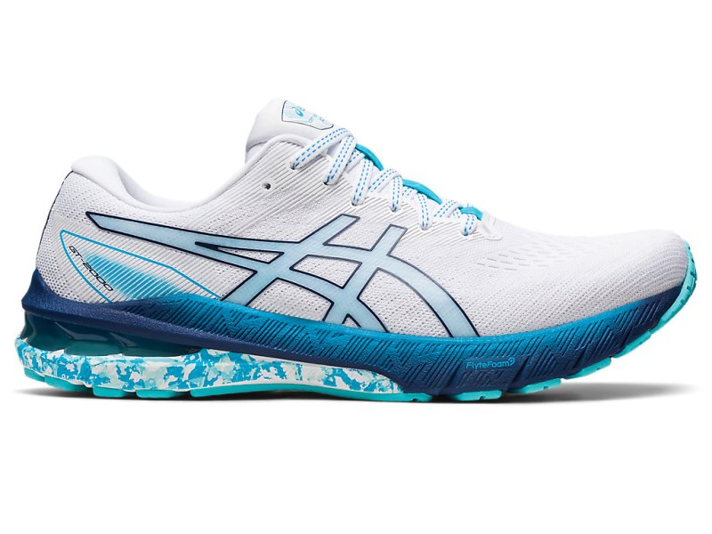 Asics Gt-2000 10 メンズ ランニングシューズ 白 | JP7960-560