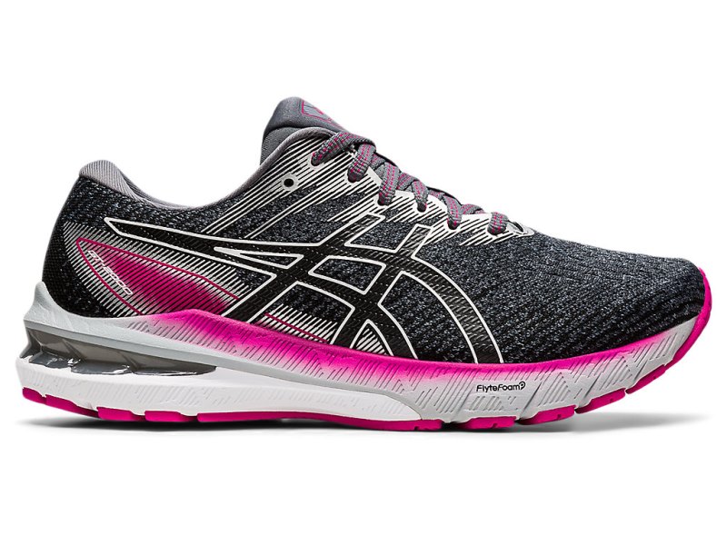 Asics Gt-2000 10 レディース ランニングシューズ グレー ピンク | JP4580-128