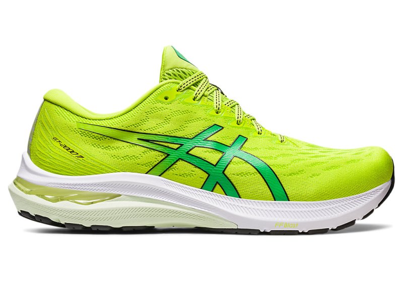 Asics Gt-2000 11 メンズ ランニングシューズ ライト緑 黒 | JP7864-638