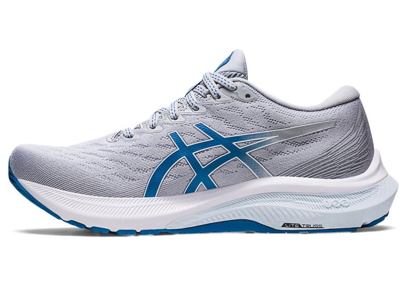 Asics Gt-2000 11 レディース ランニングシューズ グレー 青 | JP4267-678