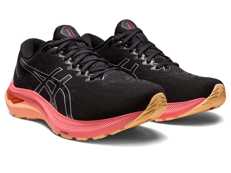 Asics Gt-2000 11 レディース ランニングシューズ 黒 シルバー | JP5220-094