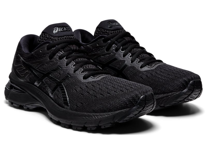 Asics Gt-2000 9 レディース ランニングシューズ 黒 黒 | JP7238-042
