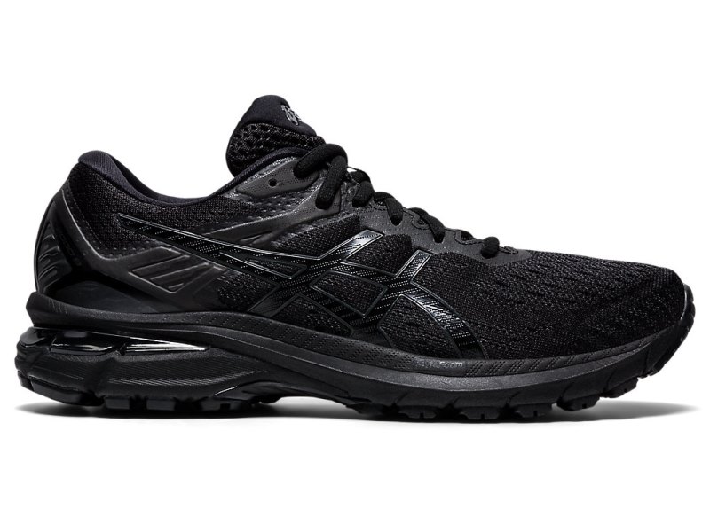 Asics Gt-2000 9 レディース ランニングシューズ 黒 黒 | JP7238-042