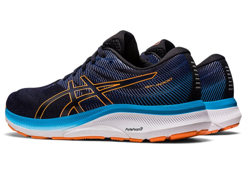 Asics Gt-4000 3 (2E) メンズ ランニングシューズ 黒 オレンジ | JP1179-760