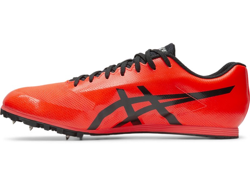 Asics Hyper LD 6 レディース Track & Field Shoes オレンジ 赤 黒 | JP1750-325