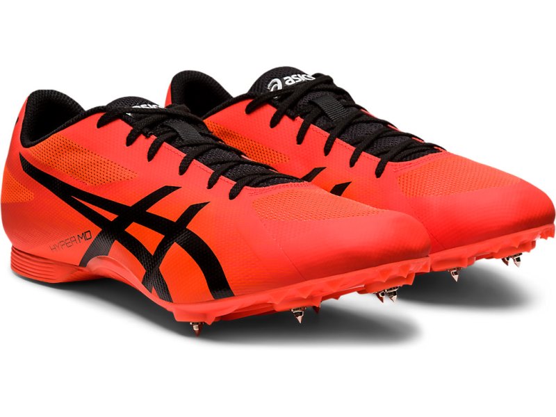 Asics Hyper MD 7 メンズ Track & Field Shoes オレンジ 赤 黒 | JP9748-263