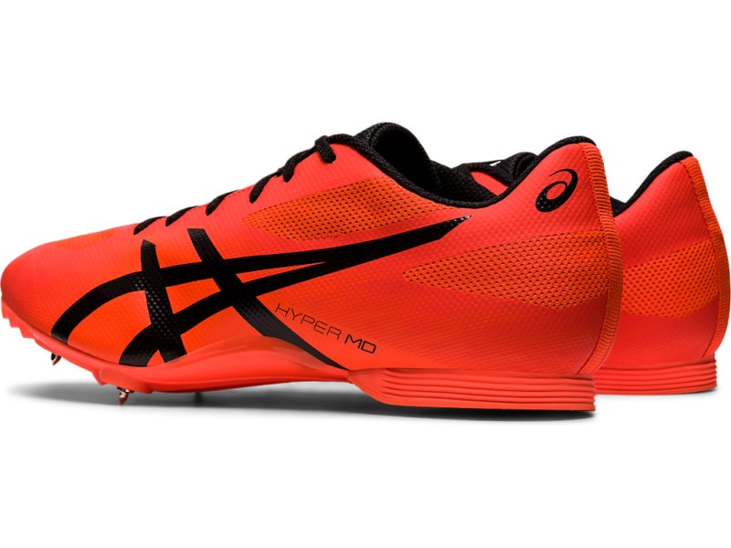 Asics Hyper MD 7 メンズ Track & Field Shoes オレンジ 赤 黒 | JP9748-263