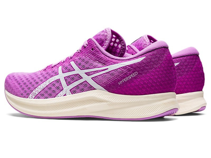 Asics Hyper Speed 2 レディース ランニングシューズ ラベンダー 白 | JP0353-218