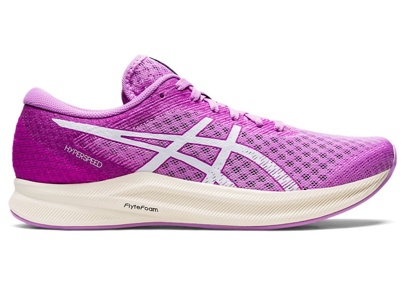 Asics Hyper Speed 2 レディース ランニングシューズ ラベンダー 白 | JP0353-218