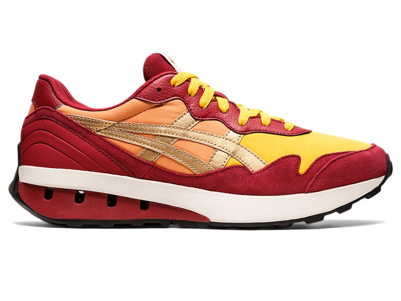 Asics JOGger X81 レディース スニーカー オレンジ ボルドー | JP1804-115