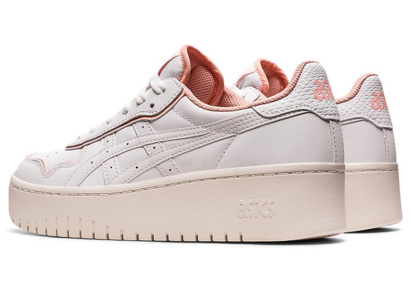 Asics Japan S PF レディース ネットボールシューズ 白 ピンク | JP3450-863