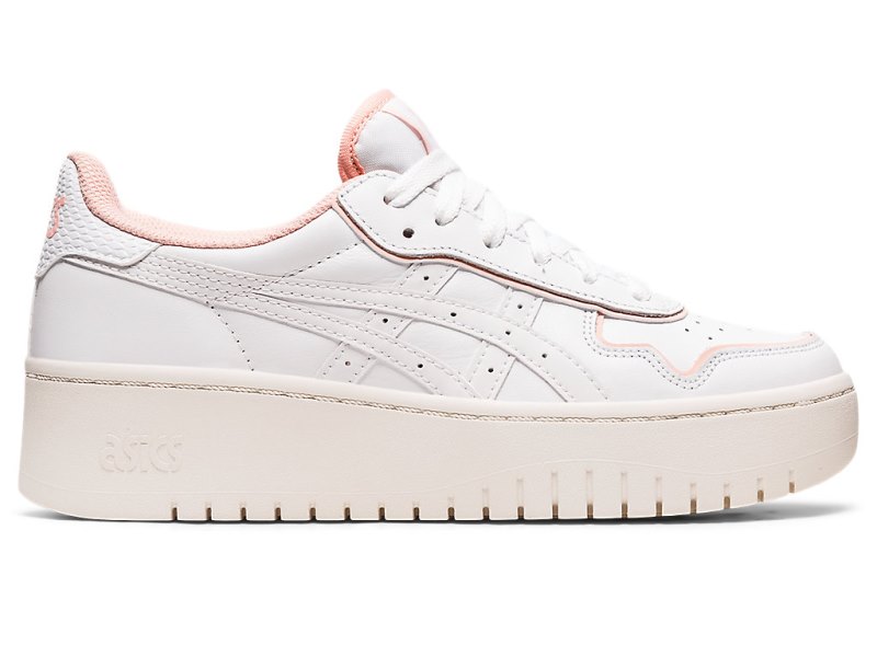 Asics Japan S PF レディース ネットボールシューズ 白 ピンク | JP3450-863