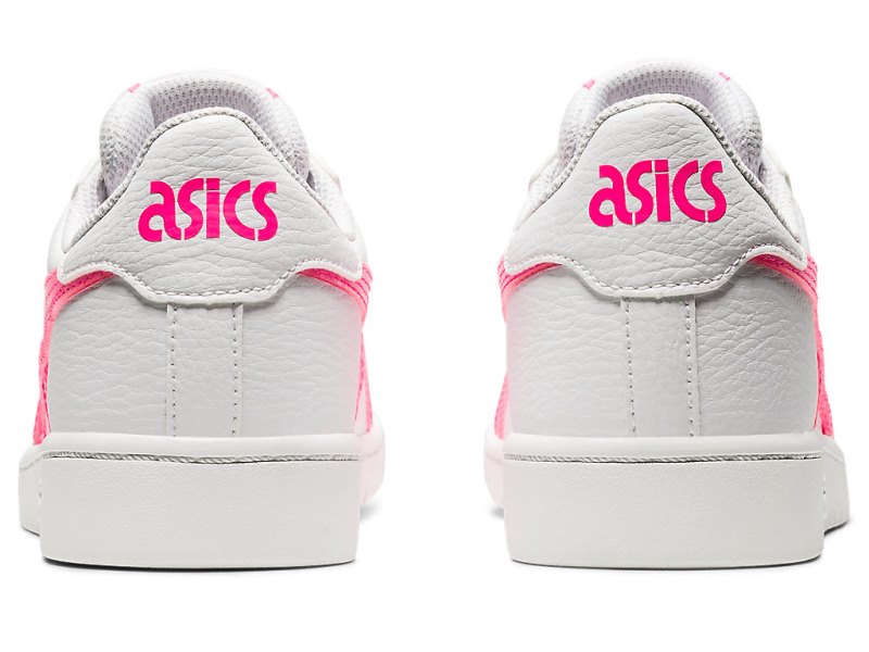 Asics Japan S キッズ ネットボールシューズ 白 ピンク | JP8087-019