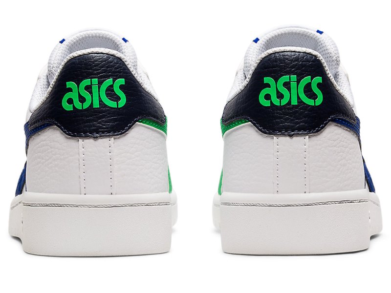 Asics Japan S キッズ ネットボールシューズ 白 青 | JP8621-139