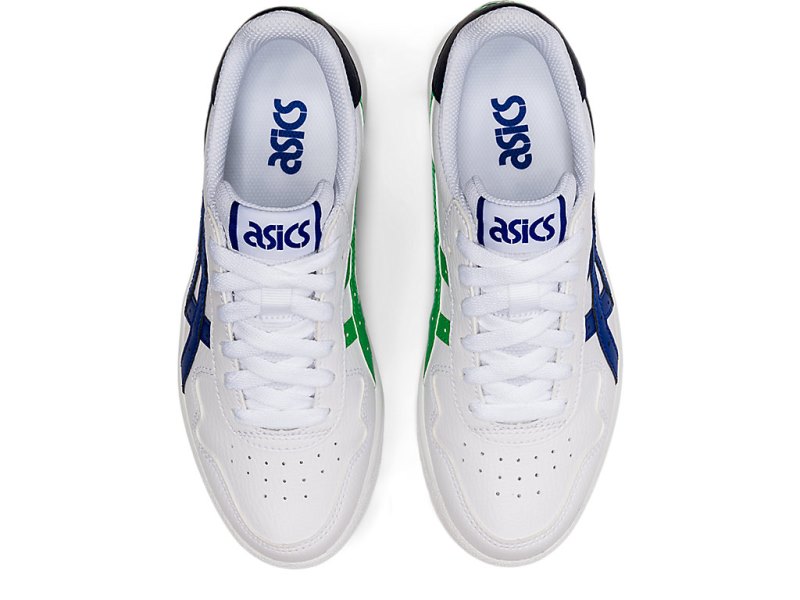 Asics Japan S キッズ ネットボールシューズ 白 青 | JP8621-139