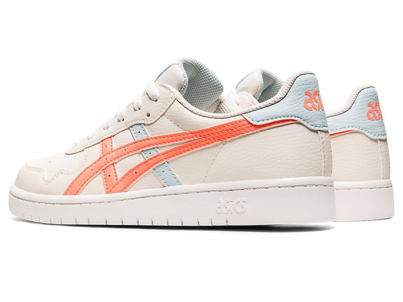 Asics Japan S レディース ネットボールシューズ Weiß オレンジ コーラル 色 | JP0066-767