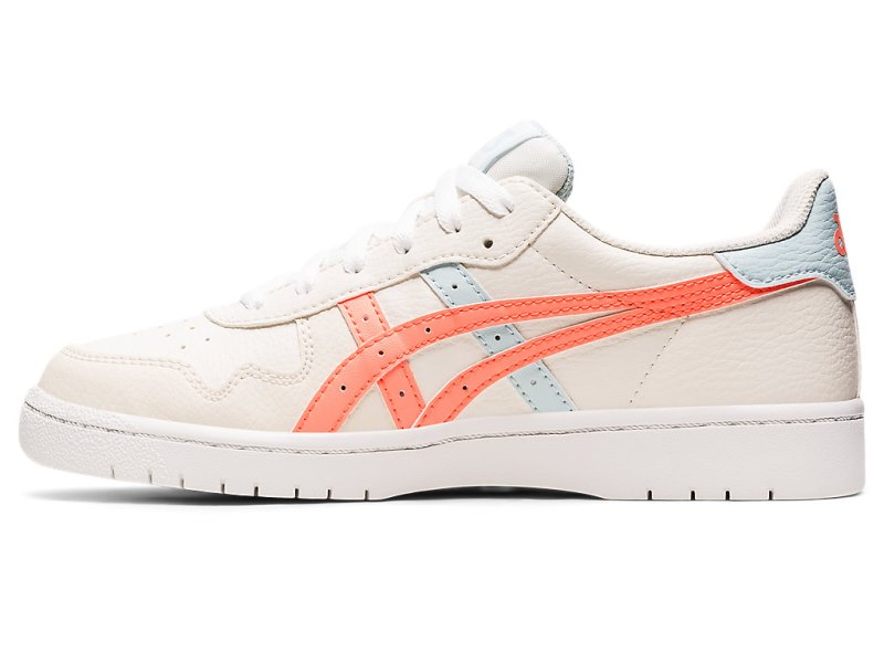 Asics Japan S レディース ネットボールシューズ Weiß オレンジ コーラル 色 | JP0066-767