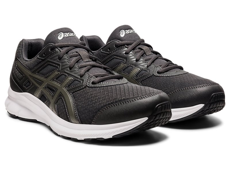 Asics Jolt 3 (4E) メンズ ランニングシューズ 深いグレー 黒 | JP5653-051