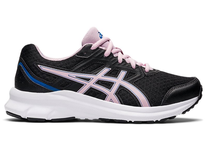 Asics Jolt 3 キッズ ランニングシューズ 黒 ピンク | JP9226-017
