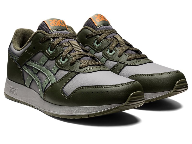 Asics Lyte クラシック メンズ スニーカー グレー 緑 | JP1292-833