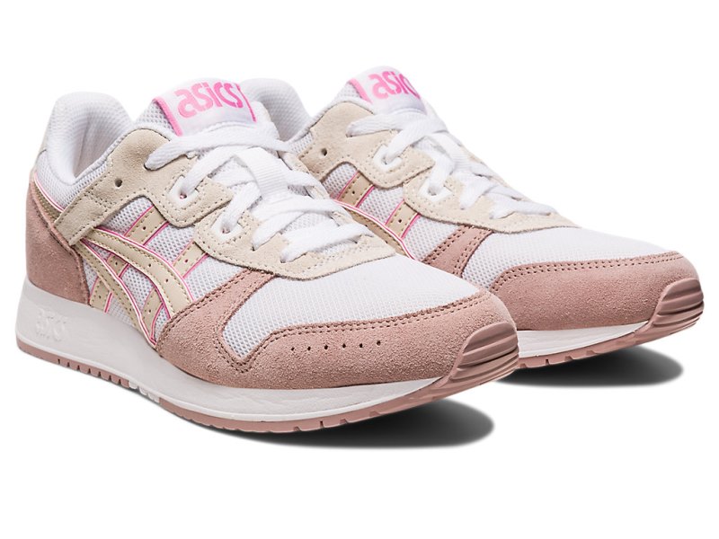 Asics Lyte クラシック レディース スニーカー 白 ブラウン | JP4975-860