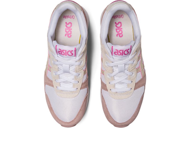 Asics Lyte クラシック レディース スニーカー 白 ブラウン | JP4975-860