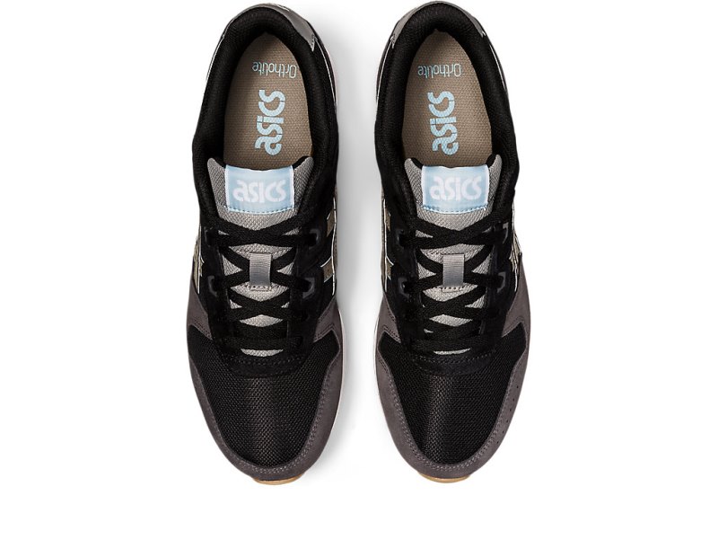 Asics Lyte クラシック レディース スニーカー 黒 暗カーキ | JP6348-066