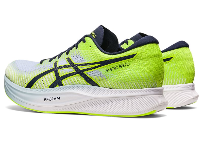 Asics Magic Speed 2 メンズ ランニングシューズ 緑 黒 | JP7703-772