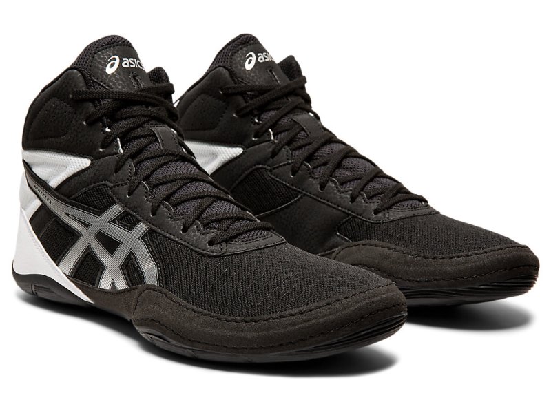 Asics Matflex 6 メンズ レスリングシューズ 黒 シルバー | JP2492-963