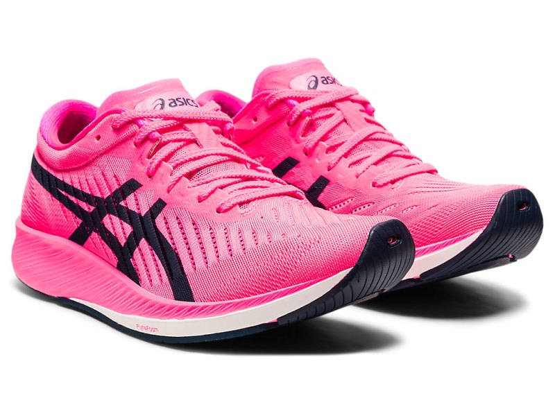Asics MetarACEr レディース ランニングシューズ ピンク 青 | JP1234-119
