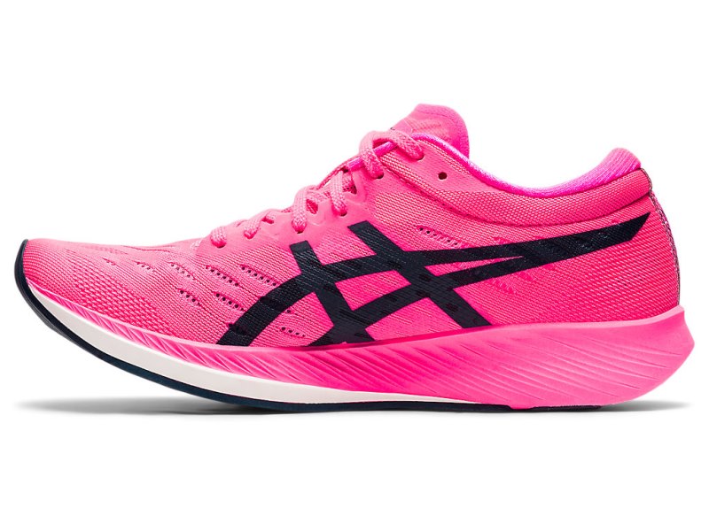 Asics MetarACEr レディース ランニングシューズ ピンク 青 | JP1234-119