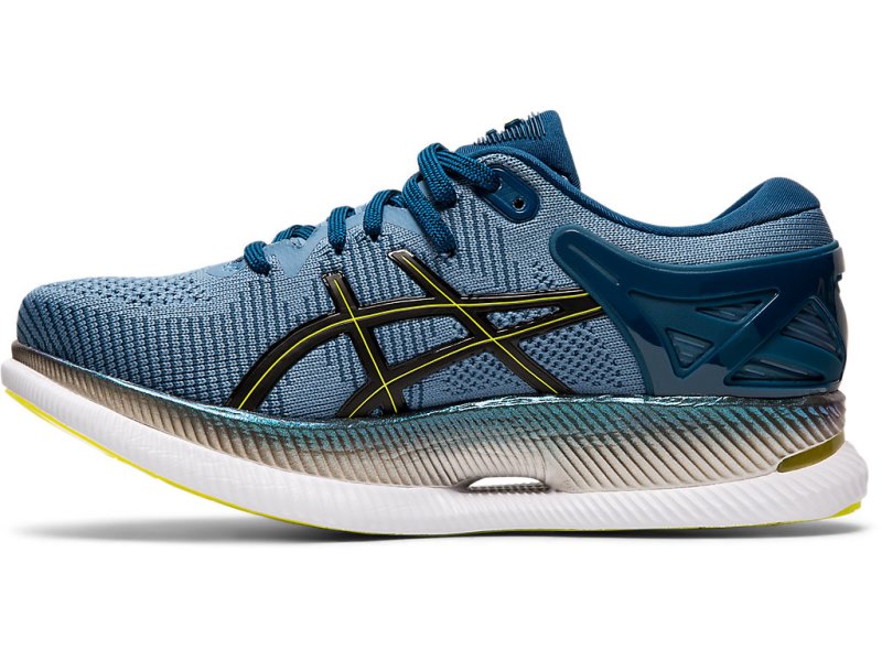 Asics Metaride レディース ランニングシューズ グレー 黒 | JP4729-629