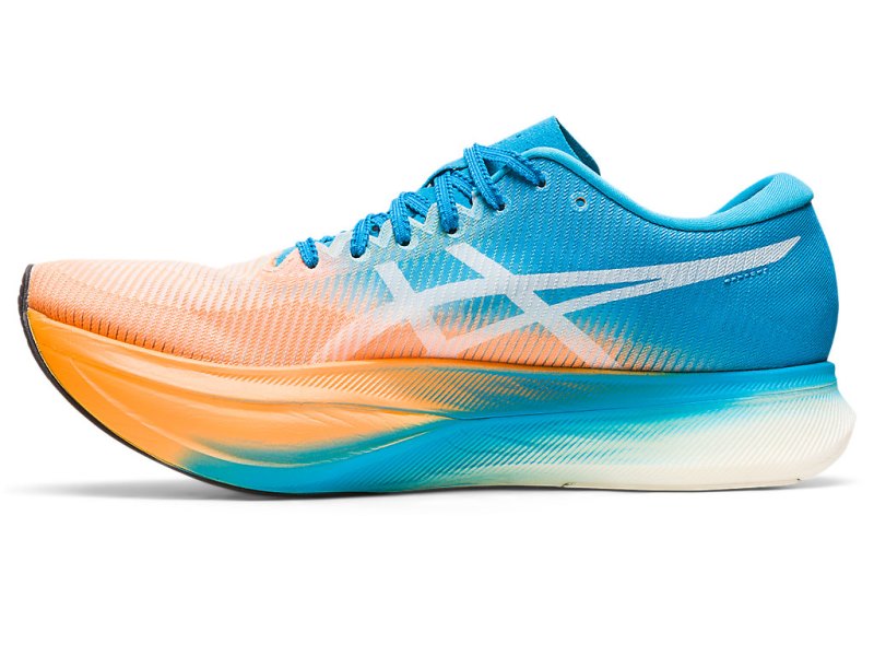 Asics Metaspeed Sky+ メンズ ランニングシューズ オレンジ 青 | JP3276-111