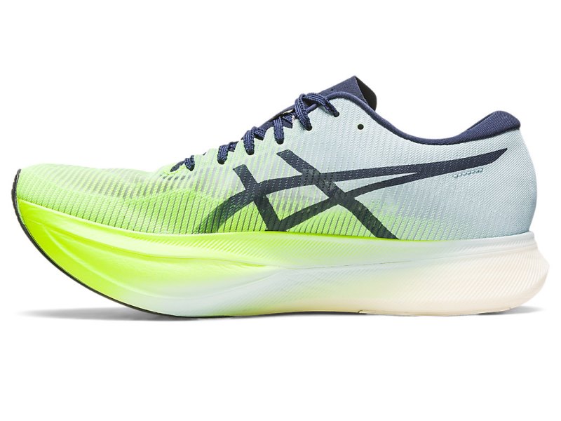 Asics Metaspeed Sky+ メンズ ランニングシューズ 緑 青 | JP1422-122