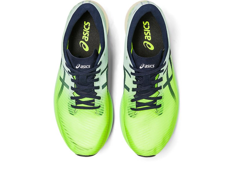 Asics Metaspeed Sky メンズ ランニングシューズ 緑 青 | JP2995-873