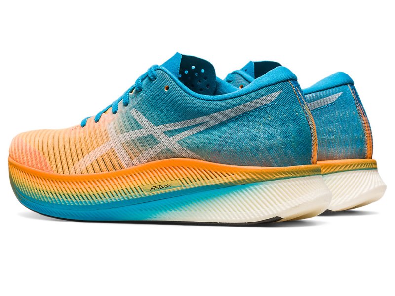 Asics Metaspeed Sky レディース ランニングシューズ オレンジ 青 | JP0152-397