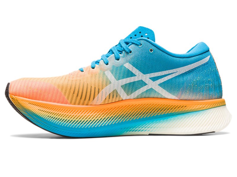 Asics Metaspeed Sky レディース ランニングシューズ オレンジ 青 | JP0152-397
