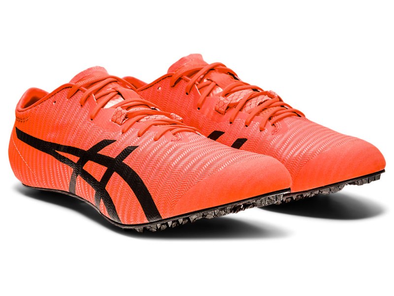 Asics Metasprint Tokyo メンズ ランニングシューズ オレンジ 赤 黒 | JP1039-190