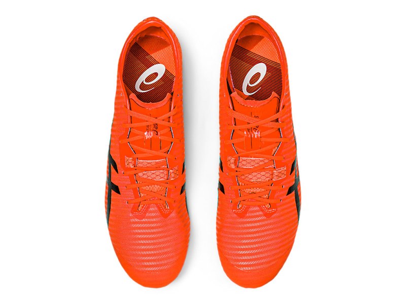 Asics Metasprint Tokyo メンズ ランニングシューズ オレンジ 赤 黒 | JP1039-190
