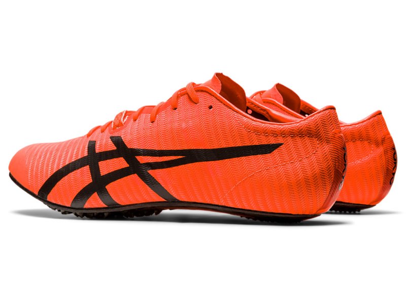 Asics Metasprint Tokyo レディース ランニングシューズ オレンジ 赤 黒 | JP6973-427