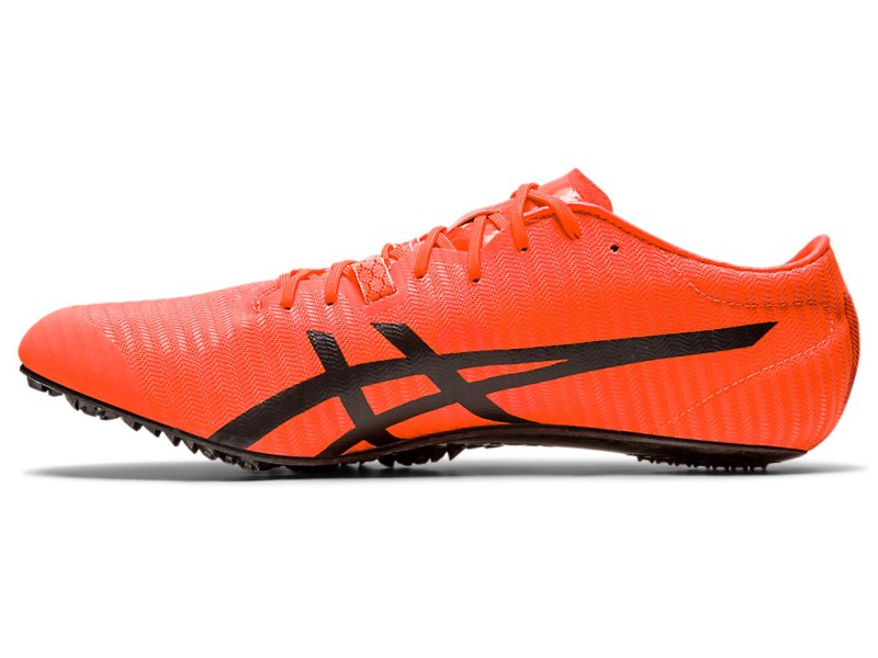 Asics Metasprint Tokyo レディース ランニングシューズ オレンジ 赤 黒 | JP6973-427