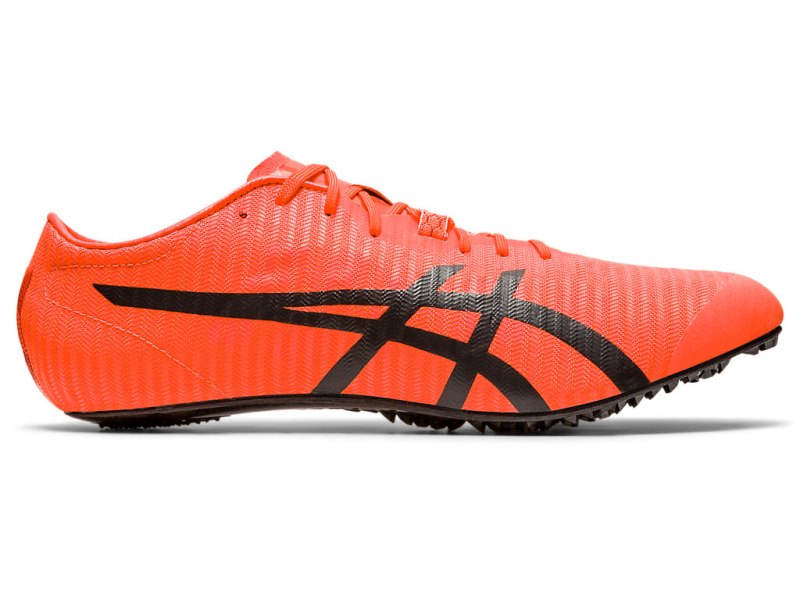 Asics Metasprint Tokyo レディース ランニングシューズ オレンジ 赤 黒 | JP6973-427