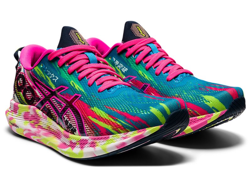 Asics Noosa Tri 13 レディース ランニングシューズ ライトターコイズ ピンク | JP5131-283